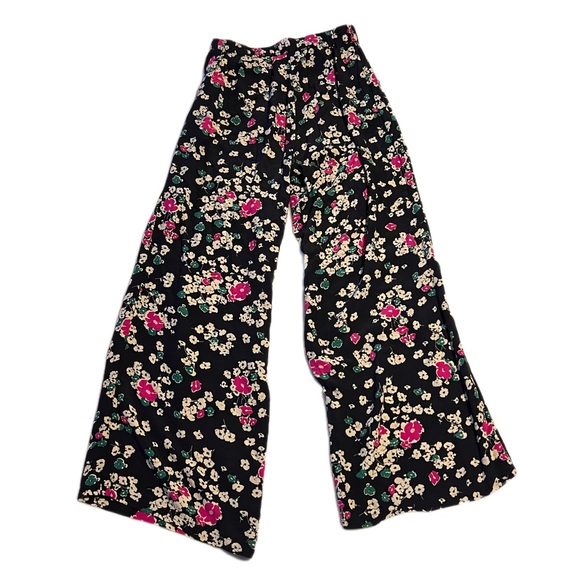 Anthropologie Floral Chloris Wide-Leg Pants by Selected Femme Women’s Size 34 - Picture 2 of 6